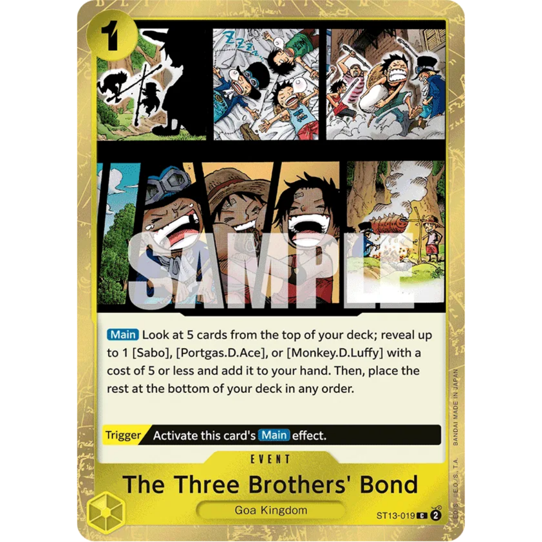 The Three Brothers' Bond (ST13-019) - Ultra Deck: The Three Brothers Foil