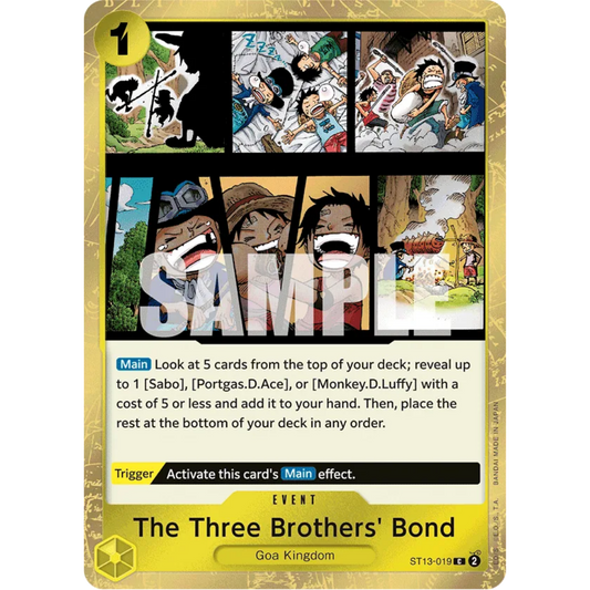 The Three Brothers' Bond (ST13-019) - Ultra Deck: The Three Brothers Foil