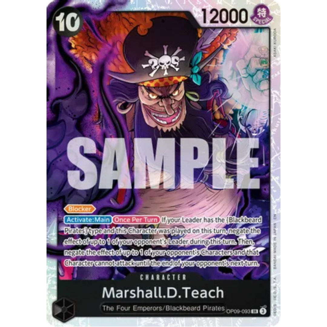 Marshall.D.Teach - OP09-093 (Reprint) (OP09-093) - Premium Booster -The Best- Vol. 2 Foil