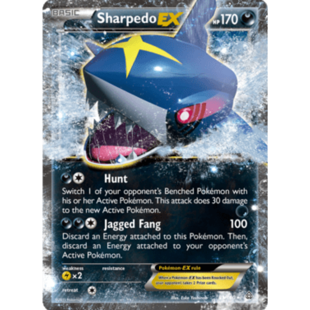 Sharpedo EX 091  - Holofoil XY  Primal Clash - Ultra Rare