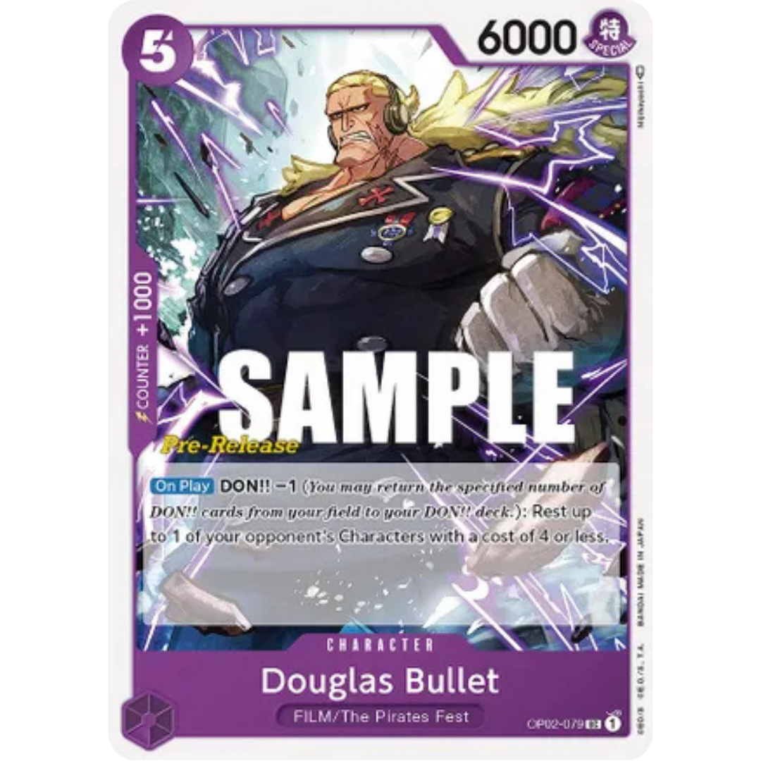 Douglas Bullet (OP02-079) - Paramount War Pre-Release Cards