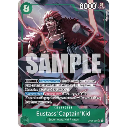 Eustass"Captain"Kid (OP01-051) (Alternate Art) (OP01-051) - Premium Booster -The Best- Foil