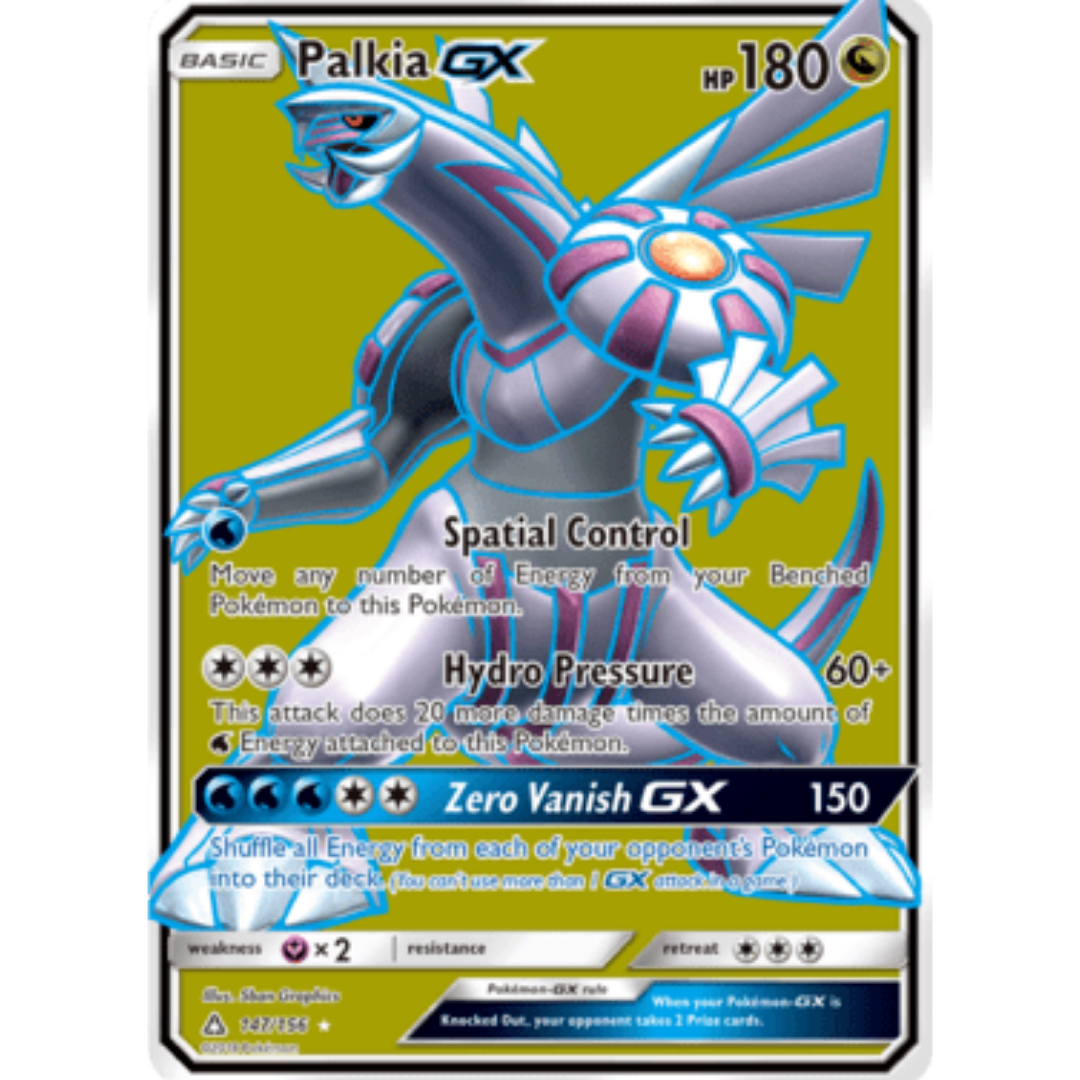Palkia GX (Full Art)  - Holofoil SM  Ultra Prism - Ultra Rare