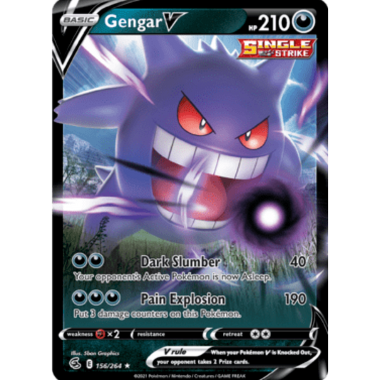 Gengar V (156/264) [Sword & Shield: Fusion Strike]