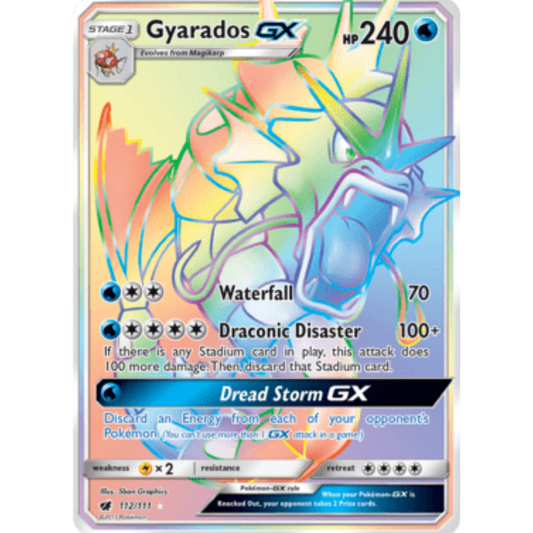 Gyarados GX (112/111) [Sun & Moon: Crimson Invasion]