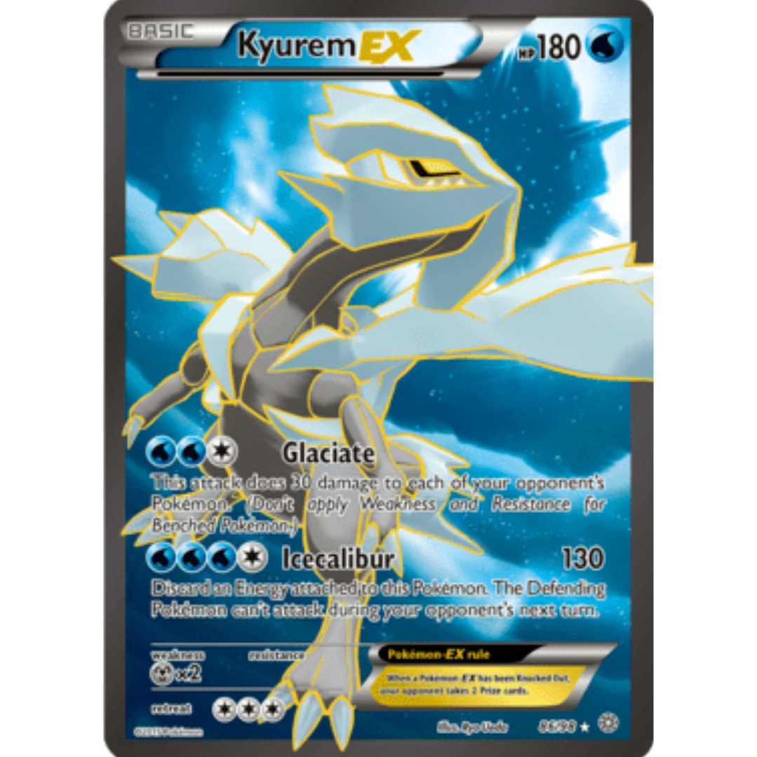 Kyurem EX (86 Full Art) 086/98  - Holofoil XY  Ancient Origins - Ultra Rare