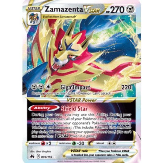 Zamazenta VSTAR (099/159) [Sword & Shield: Crown Zenith]