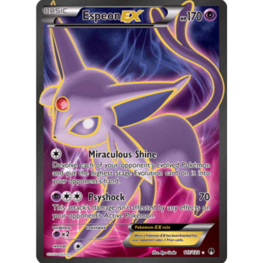 Espeon EX (Full Art) 117/122  - Holofoil XY  BREAKpoint - Ultra Rare