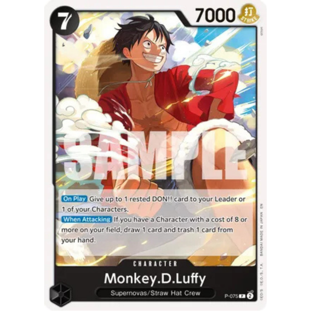 Monkey.D.Luffy - P-075 (Reprint) (P-075) - Premium Booster -The Best- Vol. 2