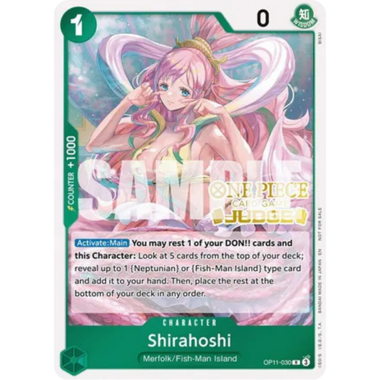 Shirahoshi (Judge Pack Vol. 7) (OP11-030) - One Piece Promotion Cards Foil