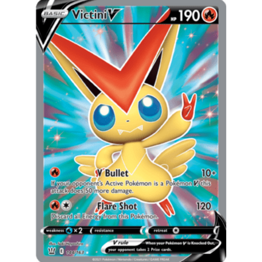 Victini V (144/163) [Sword & Shield: Battle Styles]