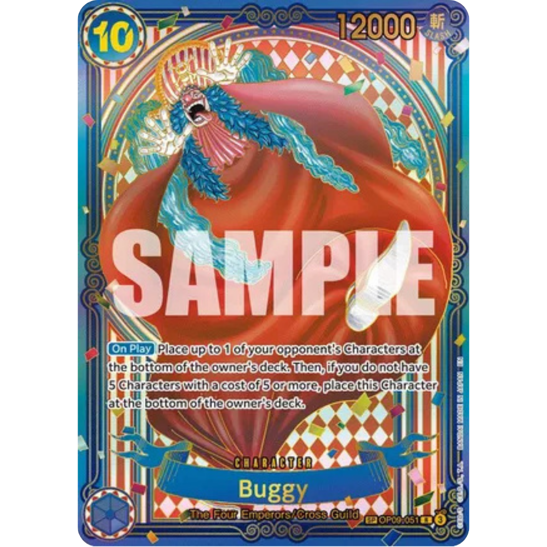 Buggy - OP09-051 (SP) (Gold) (OP09-051) - The Azure Sea's Seven Foil