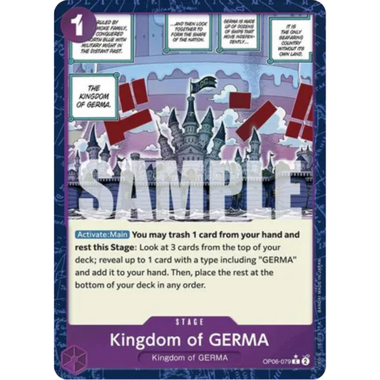Kingdom of GERMA (Textured Foil) (OP06-079) - Premium Booster -The Best- Foil
