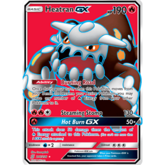 Heatran GX (Full Art) 216  - Holofoil SM  Unified Minds - Ultra Rare