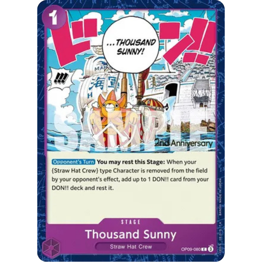 Thousand Sunny (OP09-080) - Emperors in the New World: 2nd Anniversary Tournament Cards