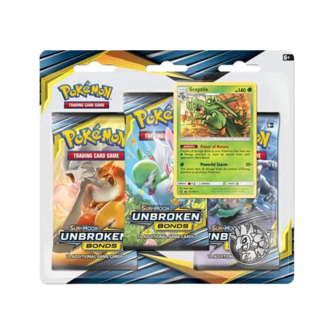 Unbroken Bonds 3 Pack Blister [Sceptile]
