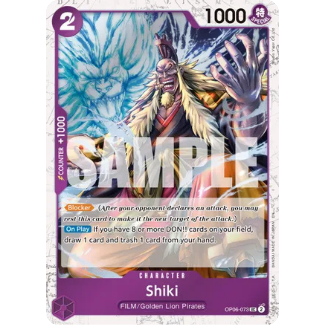 Shiki (Pirate Foil) (OP06-073) - Premium Booster -The Best- Vol. 2 Foil