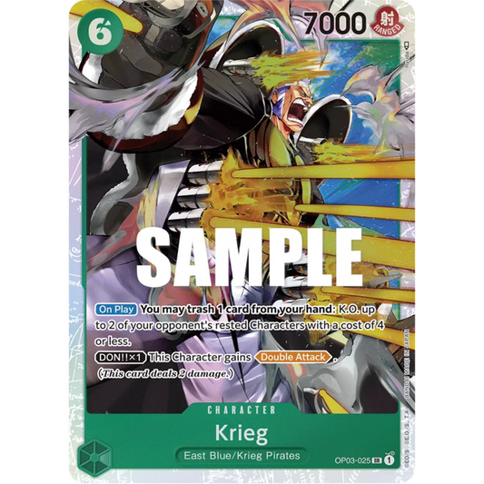 Krieg (OP03-025) - Pillars of Strength Foil