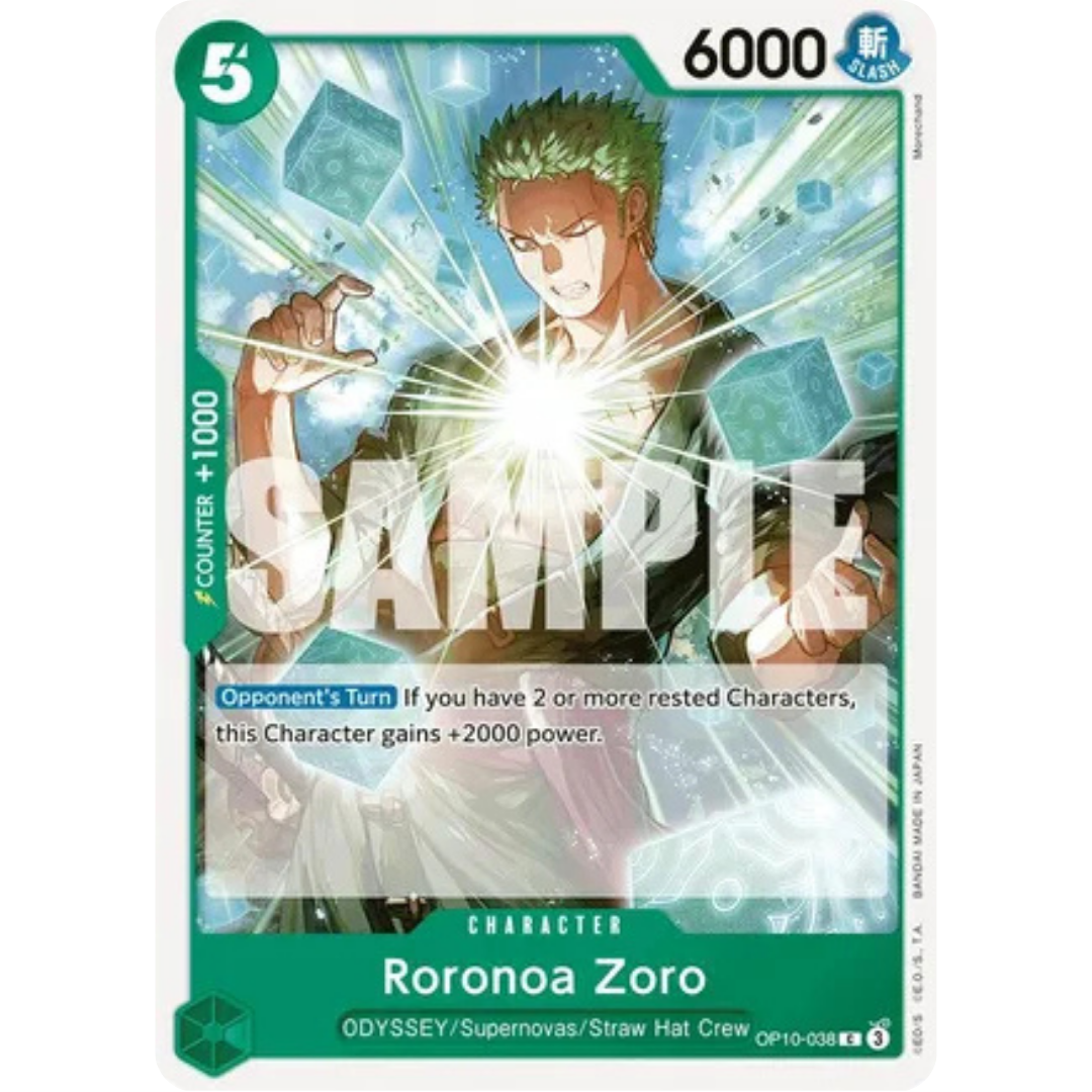 Roronoa Zoro (038) (OP10-038) - Royal Blood