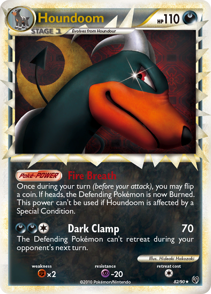 Houndoom (Prime)  - Holofoil Undaunted - Ultra Rare