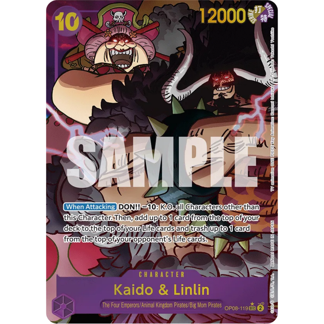 Kaido & Linlin (Parallel) (OP08-119) - Two Legends Foil