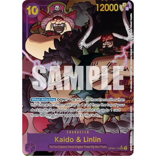 Kaido & Linlin (Parallel) (OP08-119) - Two Legends Foil