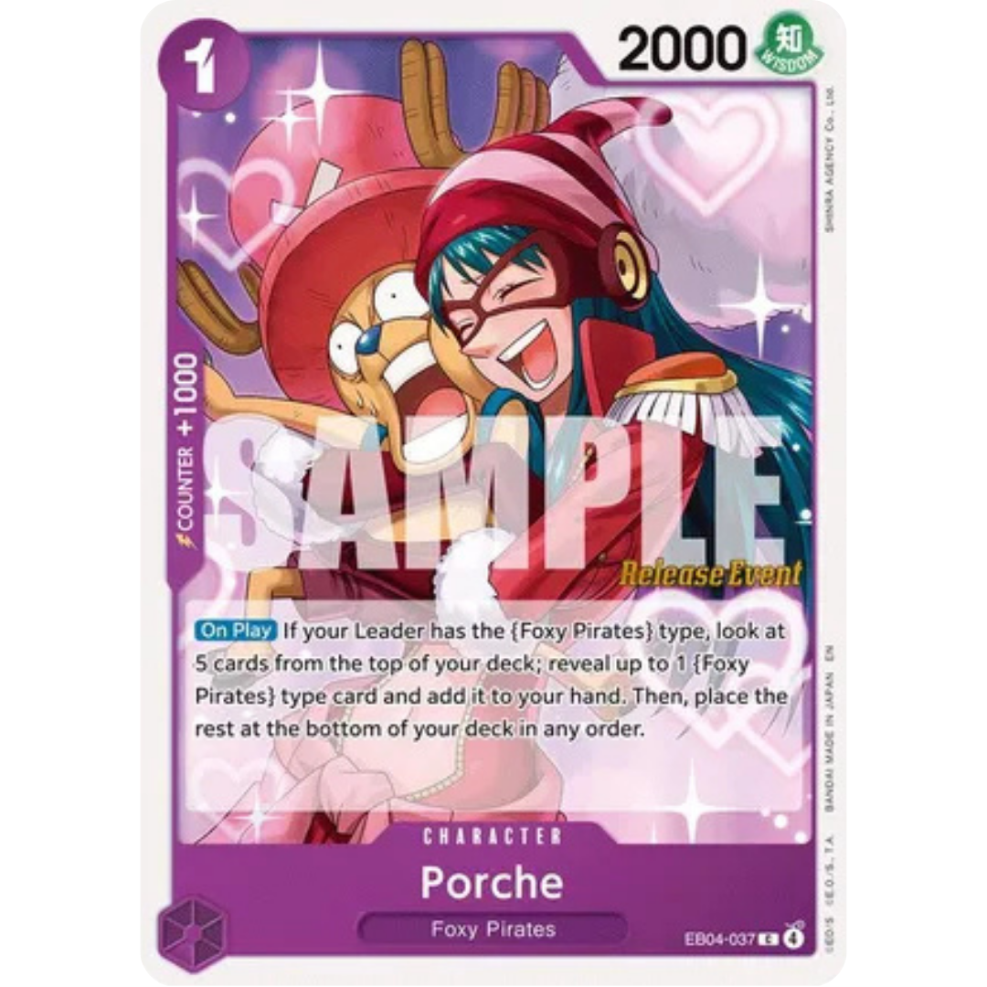 Porche (EB04-037) - The Azure Sea's Seven Release Event Cards