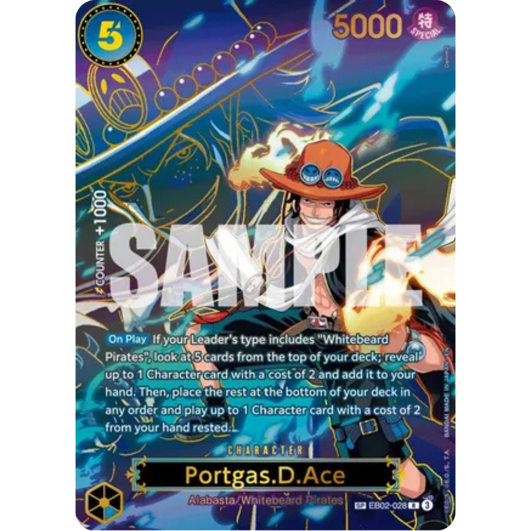 Portgas.D.Ace - EB02-028 (SP) (EB02-028) - Carrying On His Will Foil