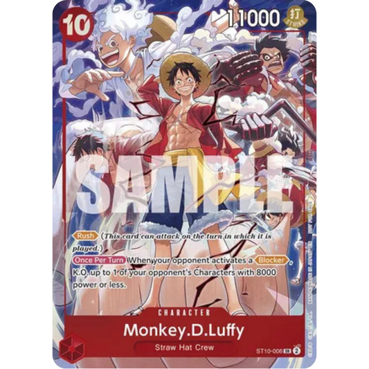 Monkey.D.Luffy (One Piece Day Dallas 2025) (ST10-006) - One Piece Promotion Cards Foil
