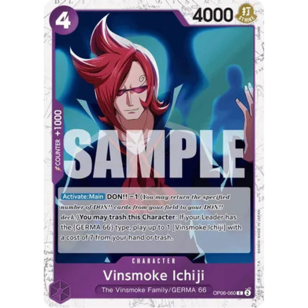 Vinsmoke Ichiji (OP06-060) (Jolly Roger Foil) (OP06-060) - Premium Booster -The Best- Foil