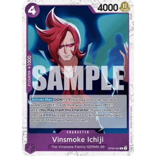Vinsmoke Ichiji (OP06-060) (Jolly Roger Foil) (OP06-060) - Premium Booster -The Best- Foil