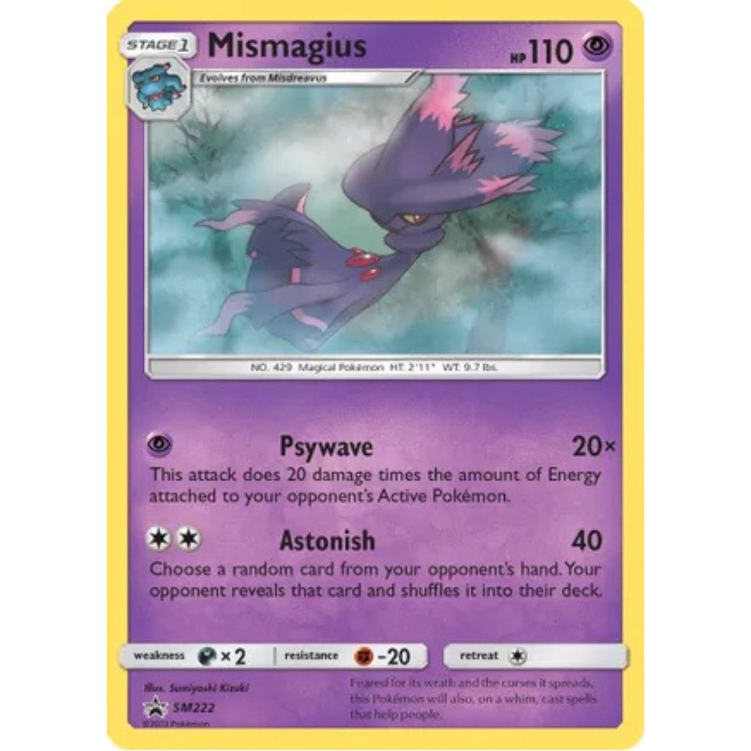 Mismagius SM222  - Holofoil SM Promos - Promo