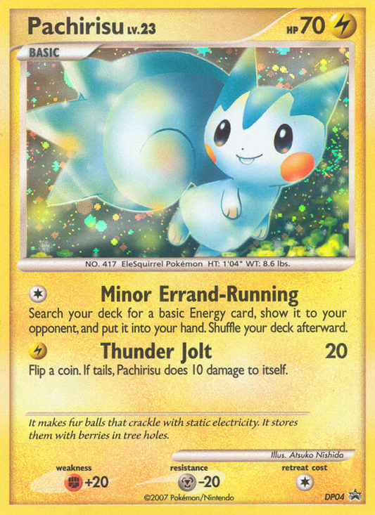 Pachirisu - DP04  - Holofoil Diamond and Pearl Promos - Promo
