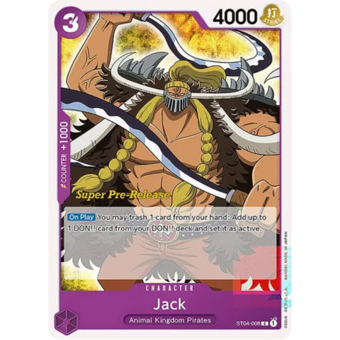 Jack (ST04-008) - Super Pre-Release Starter Deck 4: Animal Kingdom Pirates