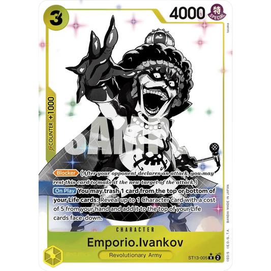 Emporio.Ivankov (Parallel) (ST13-005) - Ultra Deck: The Three Brothers Foil