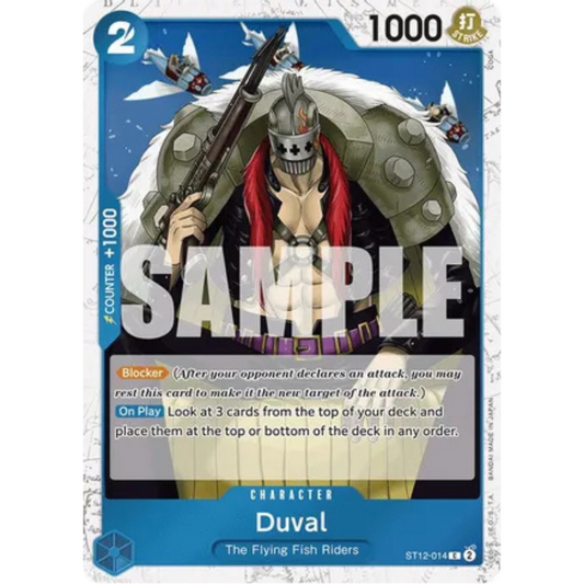 Duval (Jolly Roger Foil) (ST12-014) - Premium Booster -The Best- Foil