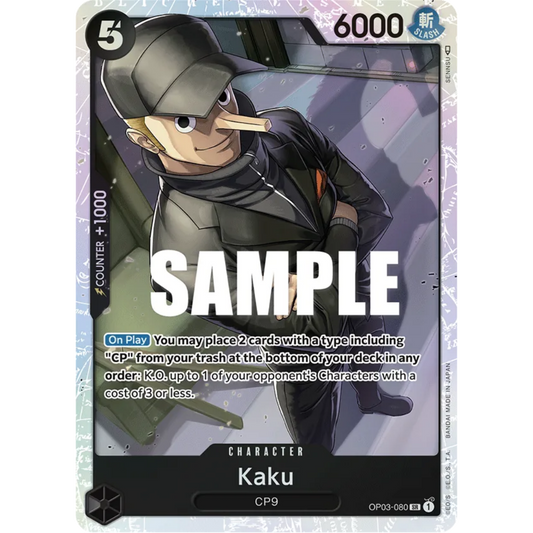 Kaku (080) (OP03-080) - Pillars of Strength Foil