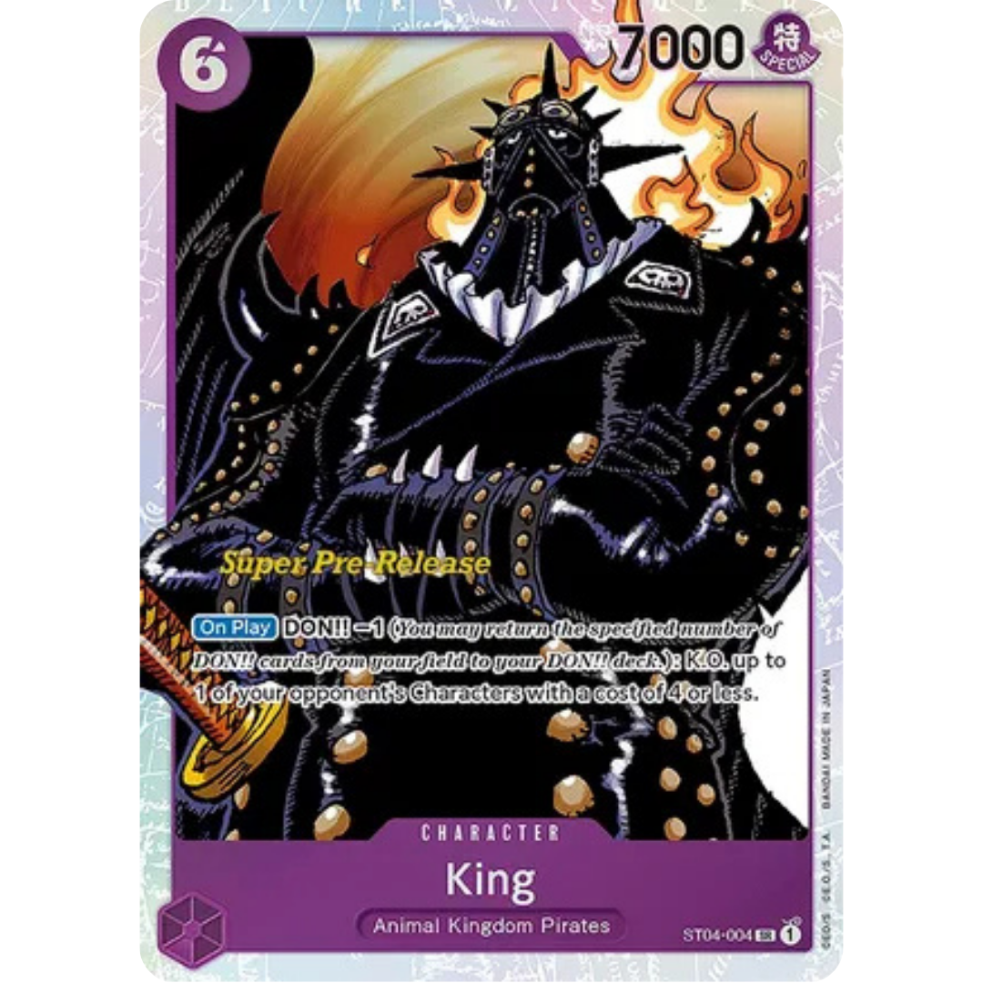 King (ST04-004) - Super Pre-Release Starter Deck 4: Animal Kingdom Pirates Foil
