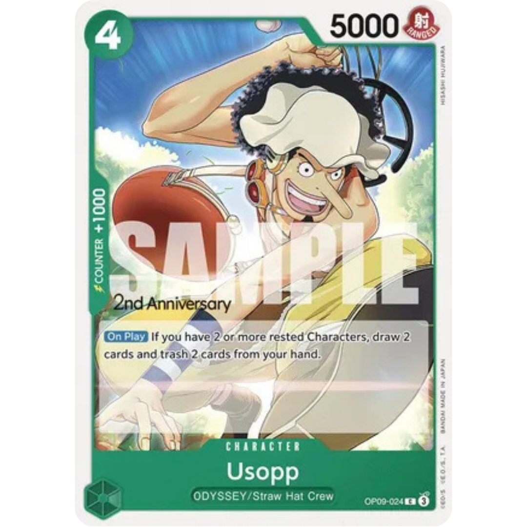 Usopp (024) (OP09-024) - Emperors in the New World: 2nd Anniversary Tournament Cards