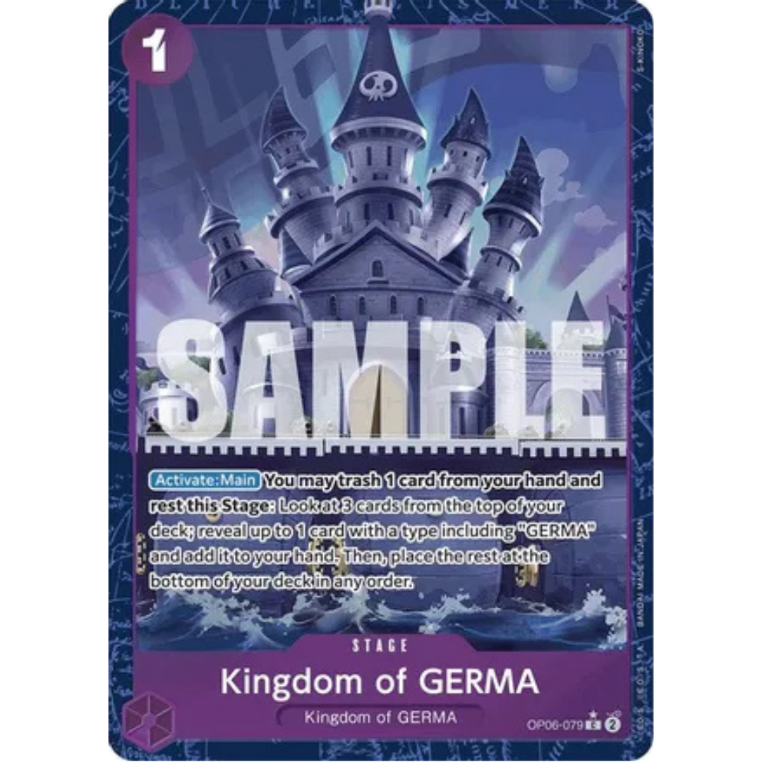 Kingdom of GERMA (Alternate Art) (OP06-079) - Premium Booster -The Best- Foil
