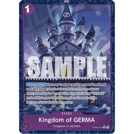 Kingdom of GERMA (Alternate Art) (OP06-079) - Premium Booster -The Best- Foil