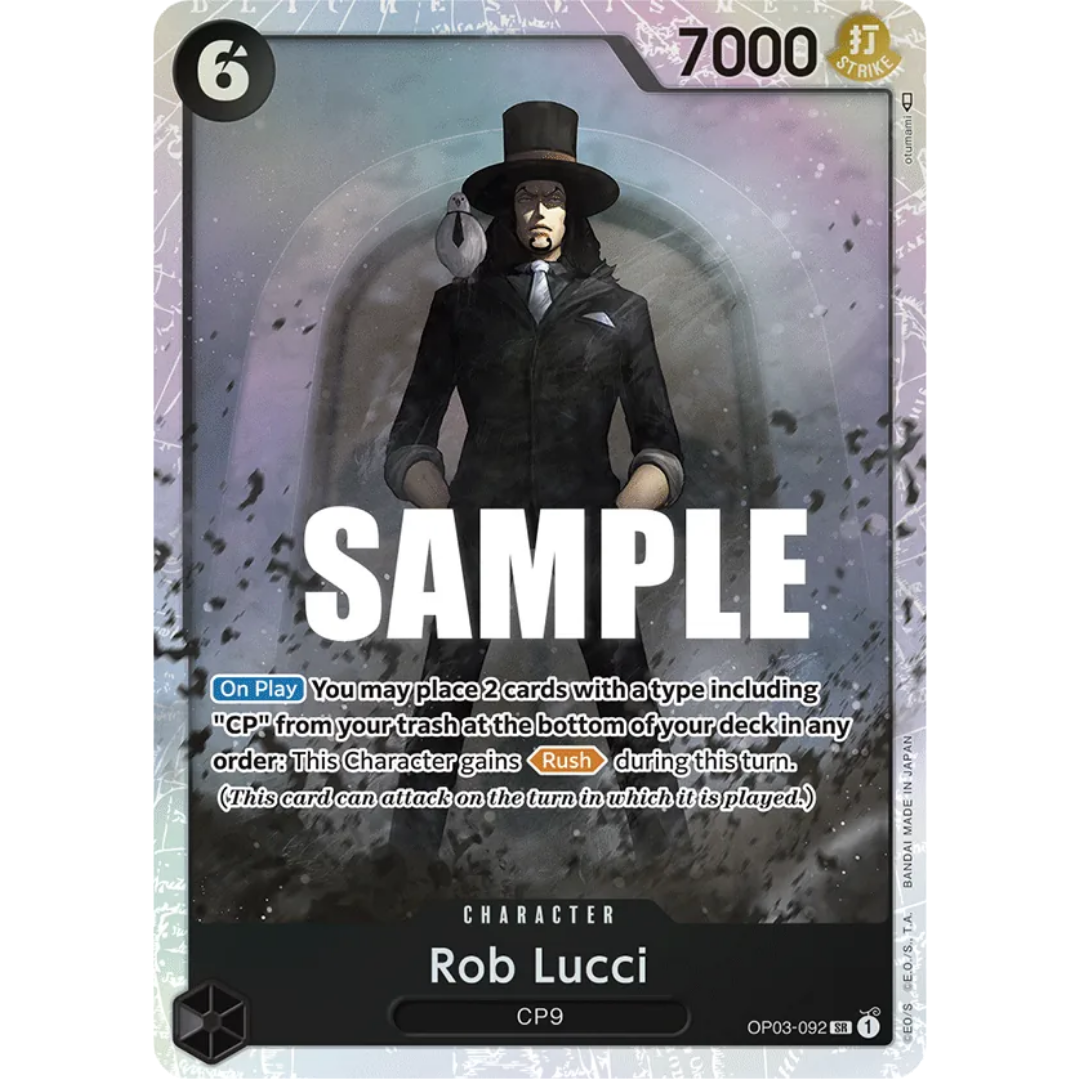 Rob Lucci (092) (OP03-092) - Pillars of Strength Foil