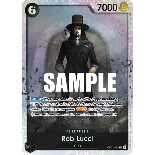 Rob Lucci (092) (OP03-092) - Pillars of Strength Foil