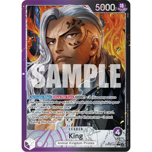 King (057) (Parallel) (OP08-057) - Two Legends Foil