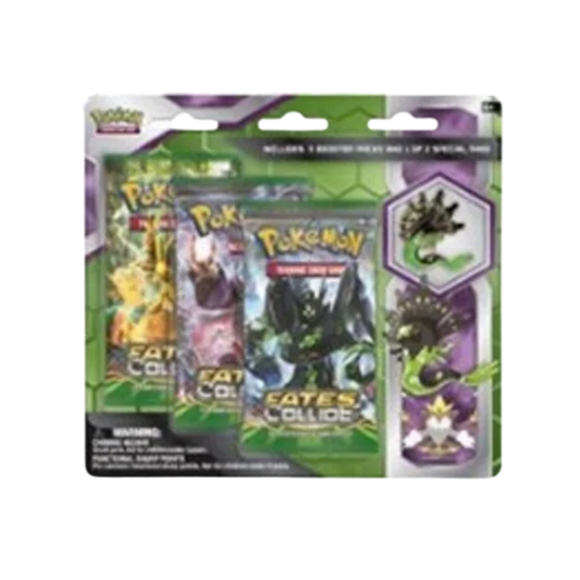 Fates Collide Three Pack Pin Blisters [Zygarde]
