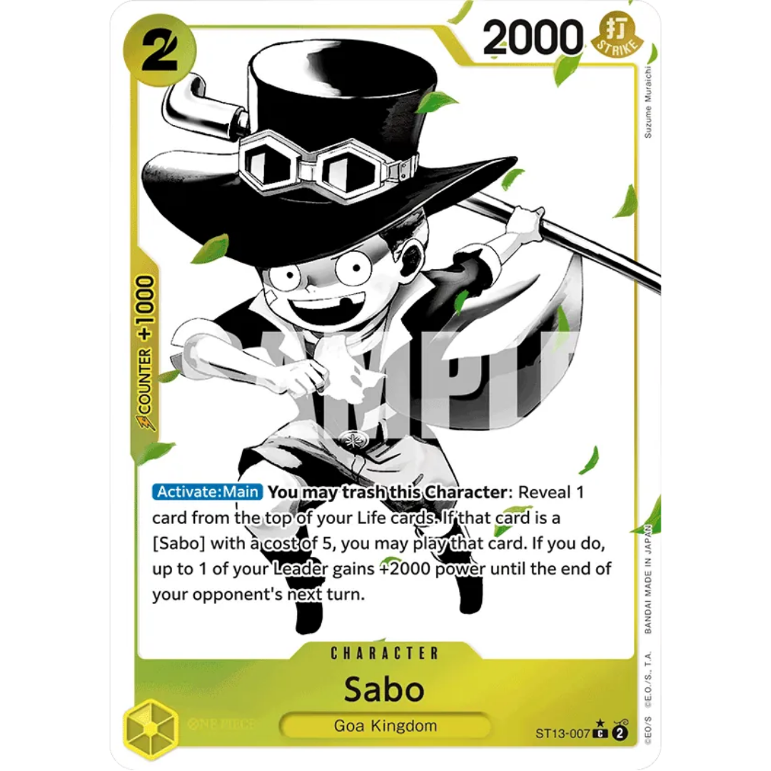 Sabo (007) (Parallel) (ST13-007) - Ultra Deck: The Three Brothers Foil