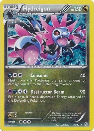 Hydreigon - 98/124 (Cosmos Holo)/124  - Holofoil Blister Exclusives - Promo