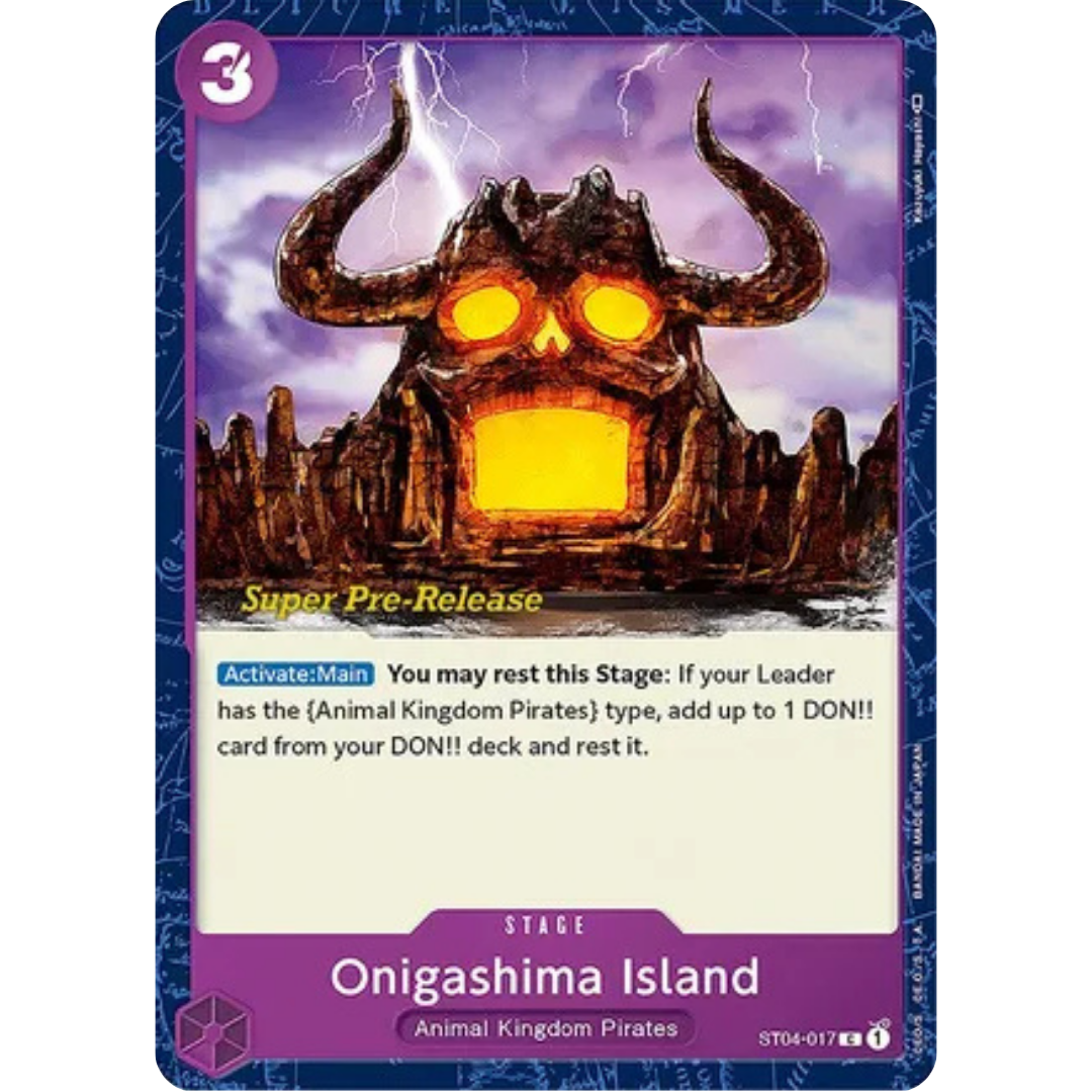Onigashima Island (ST04-017) - Super Pre-Release Starter Deck 4: Animal Kingdom Pirates
