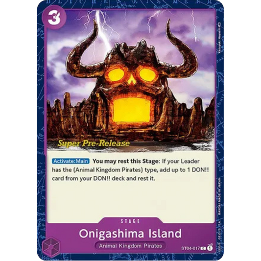 Onigashima Island (ST04-017) - Super Pre-Release Starter Deck 4: Animal Kingdom Pirates