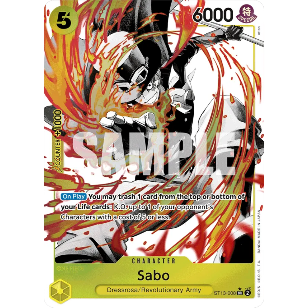 Sabo (008) (Parallel) (ST13-008) - Ultra Deck: The Three Brothers Foil